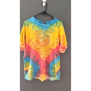 Little Feat Waiting for Columbus Tour 2022 Tie Dye T-Shirt XL Colortone Mens
